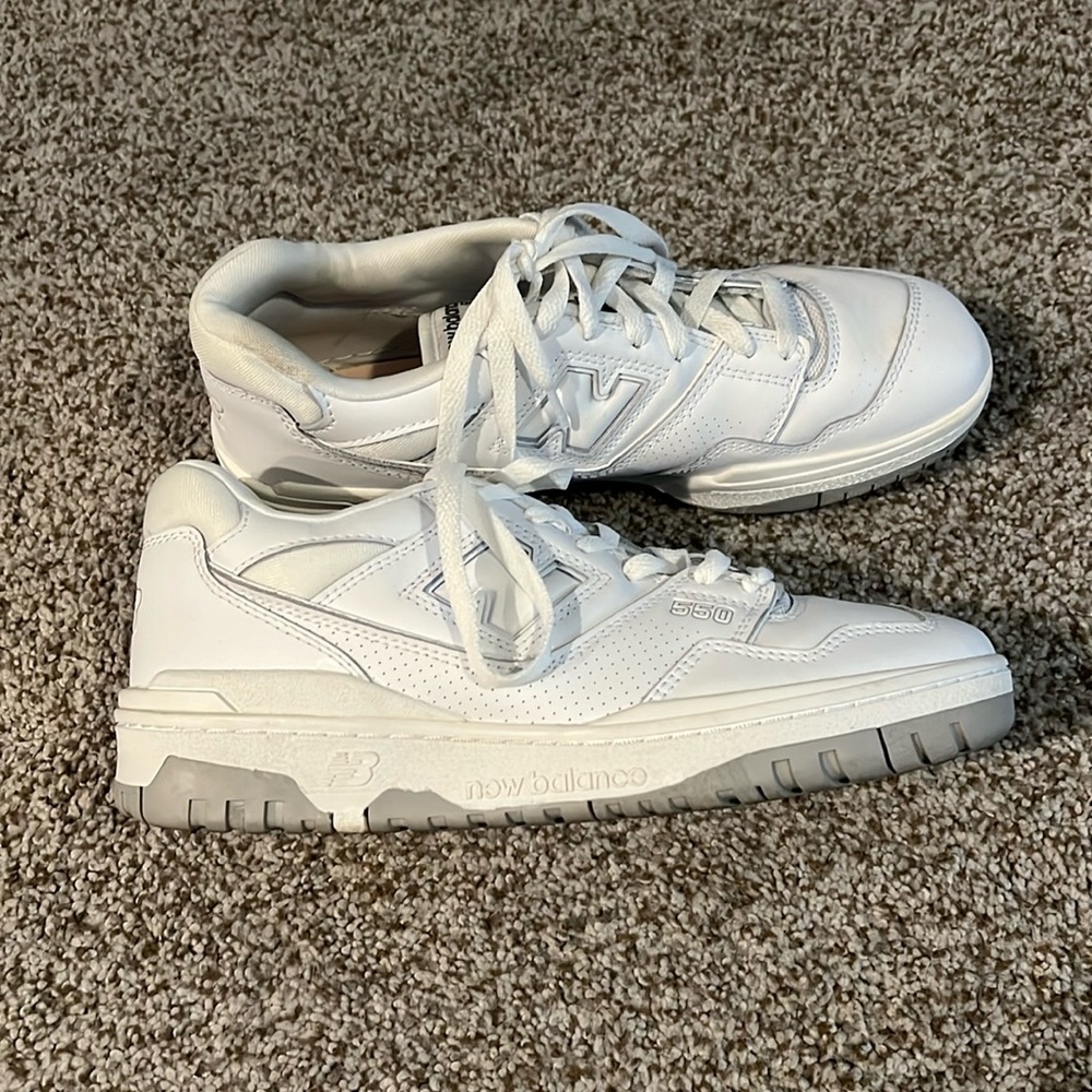 New Balance White and Gray Men's Shoes